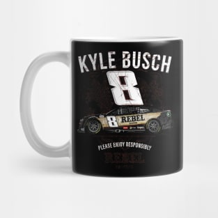 Kyle Busch Rebel Bourbon Car Mug